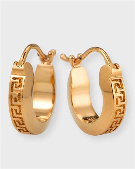 greca hoop earrings